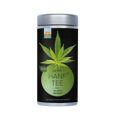 3x Teedose Hanftee pur 50 g