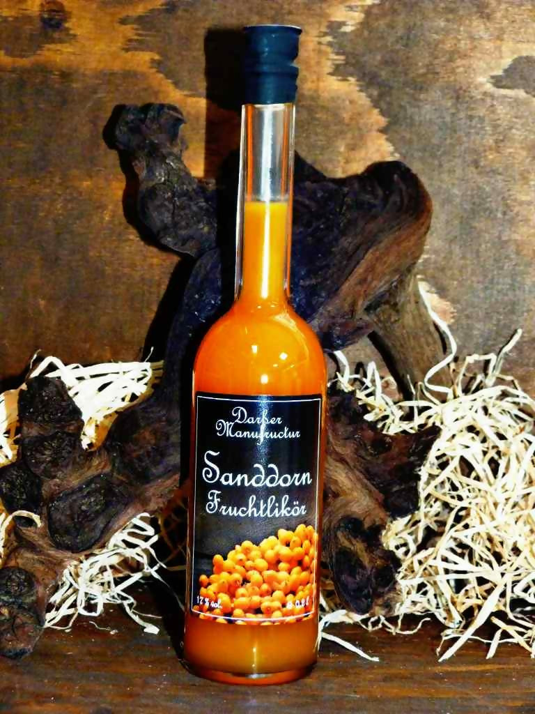 3x Sanddornfruchtlikör 200 ml
