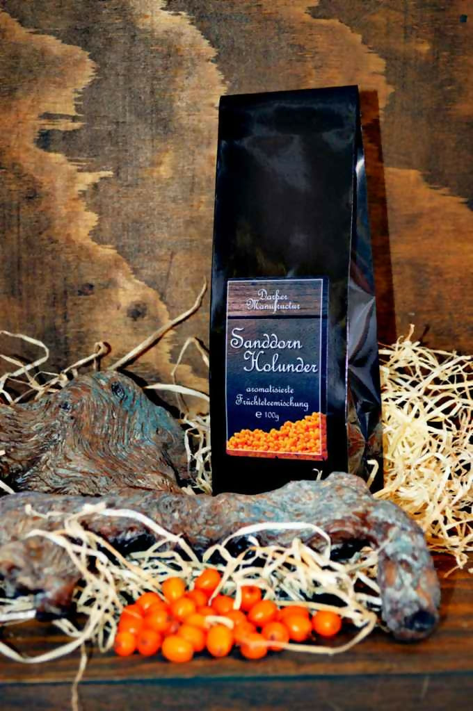 3x Sanddorn Holunder Tee 100g