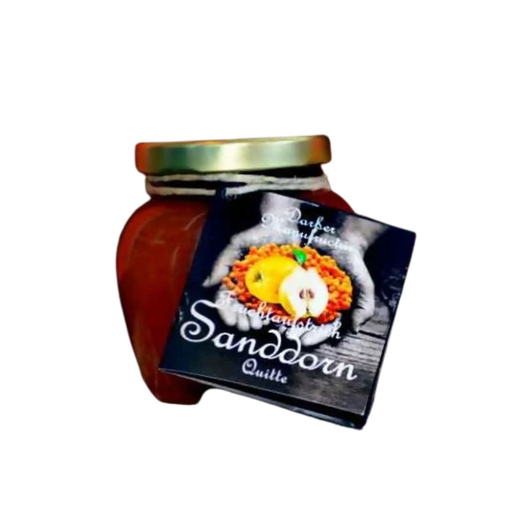 3x Fruchtaufstrich Sanddorn Quitte 225g