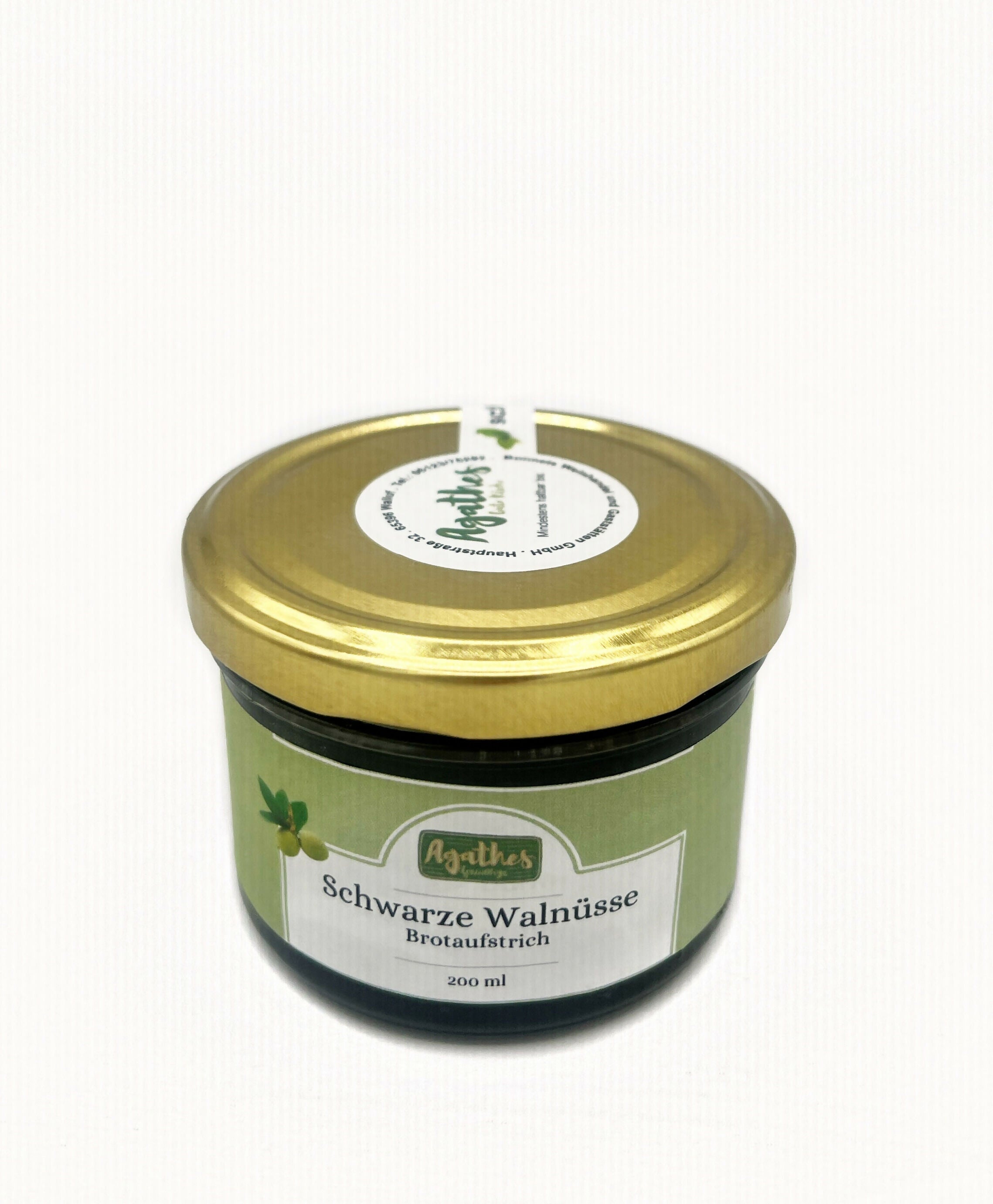 Agathes schwarze Walnüsse Brotaufstrich 200 ml