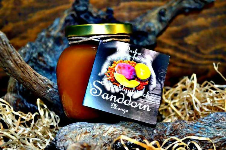 3x Fruchtaufstrich Sanddorn Mango 225g