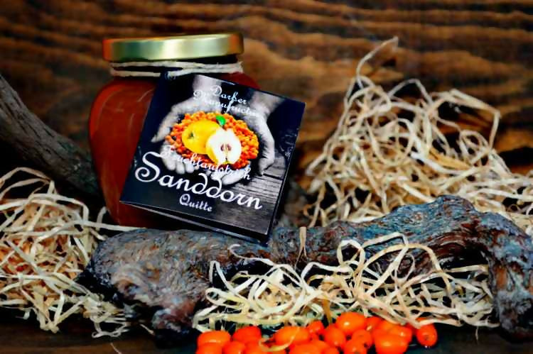 3x Fruchtaufstrich Sanddorn Quitte 225g