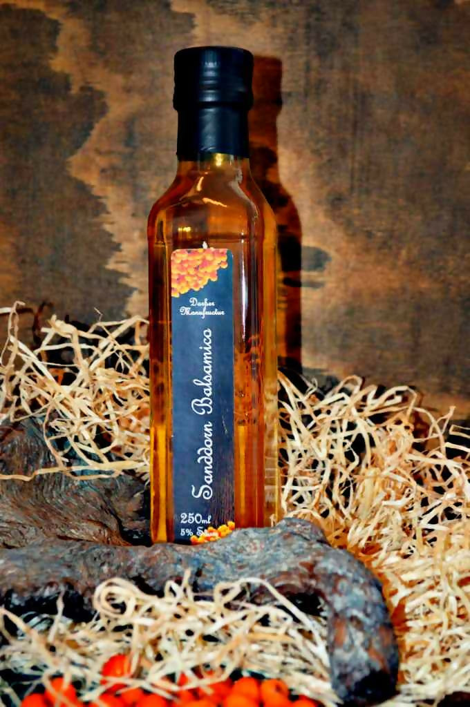 3x Sanddorn Balsamico Essig 250ml
