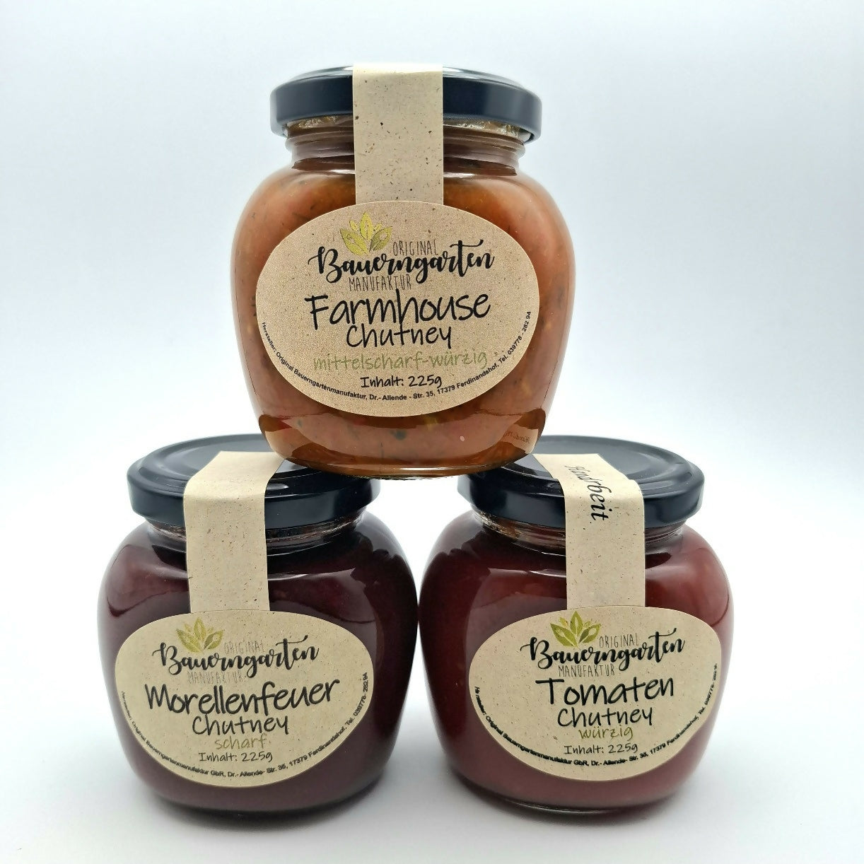 3er Set Bauerngarten Chutney