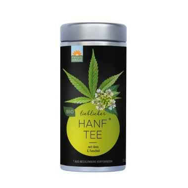 3x Teedose Hanftee lieblich 50 g