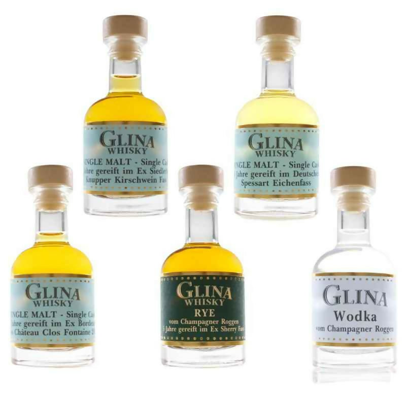 3x Glina Whisky & Wodka | Samples No.4 | 200 ml