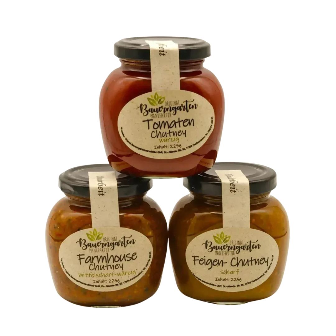 3er Set Bauerngarten Chutney