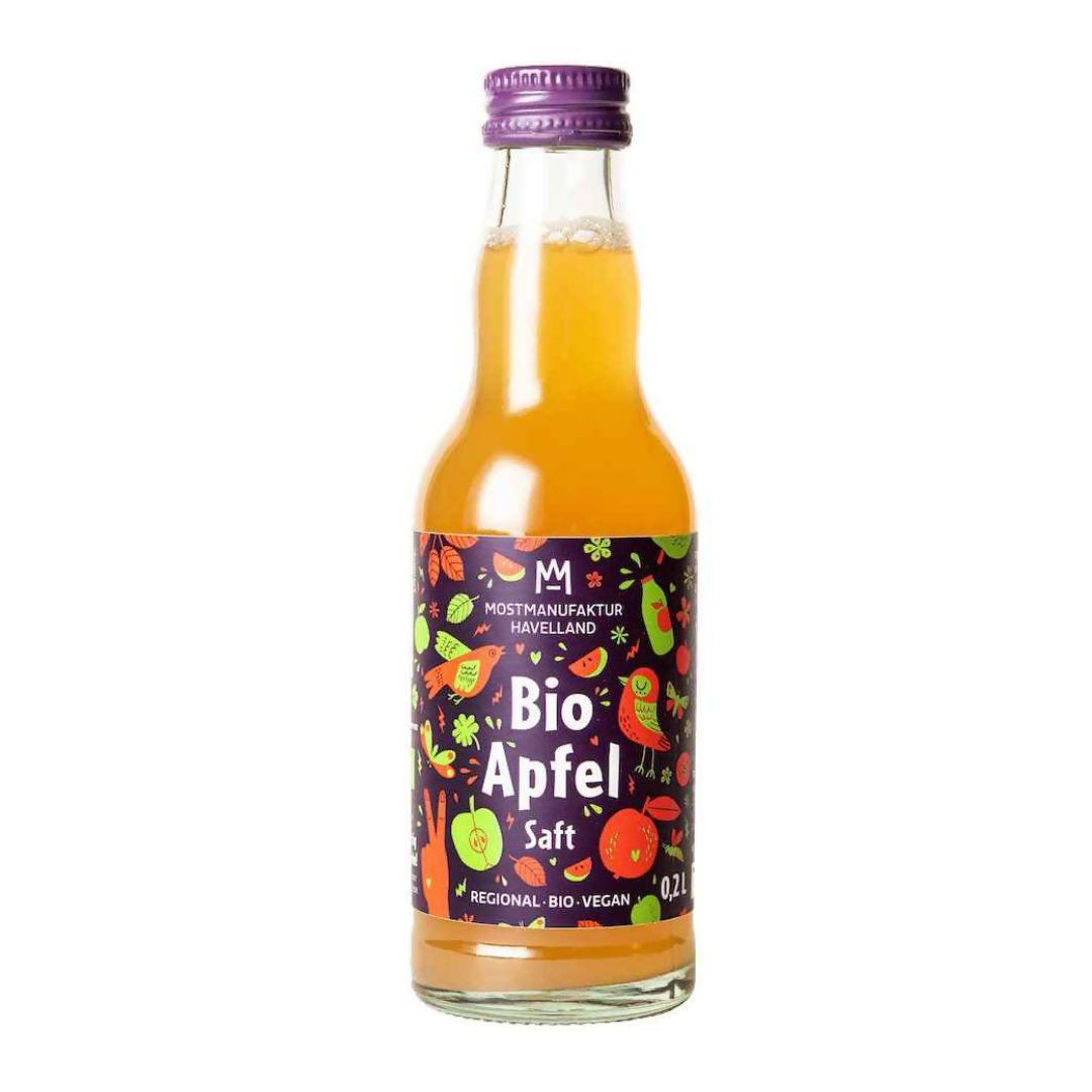 Apfelsaft bio, 16er Karton je 200 ml