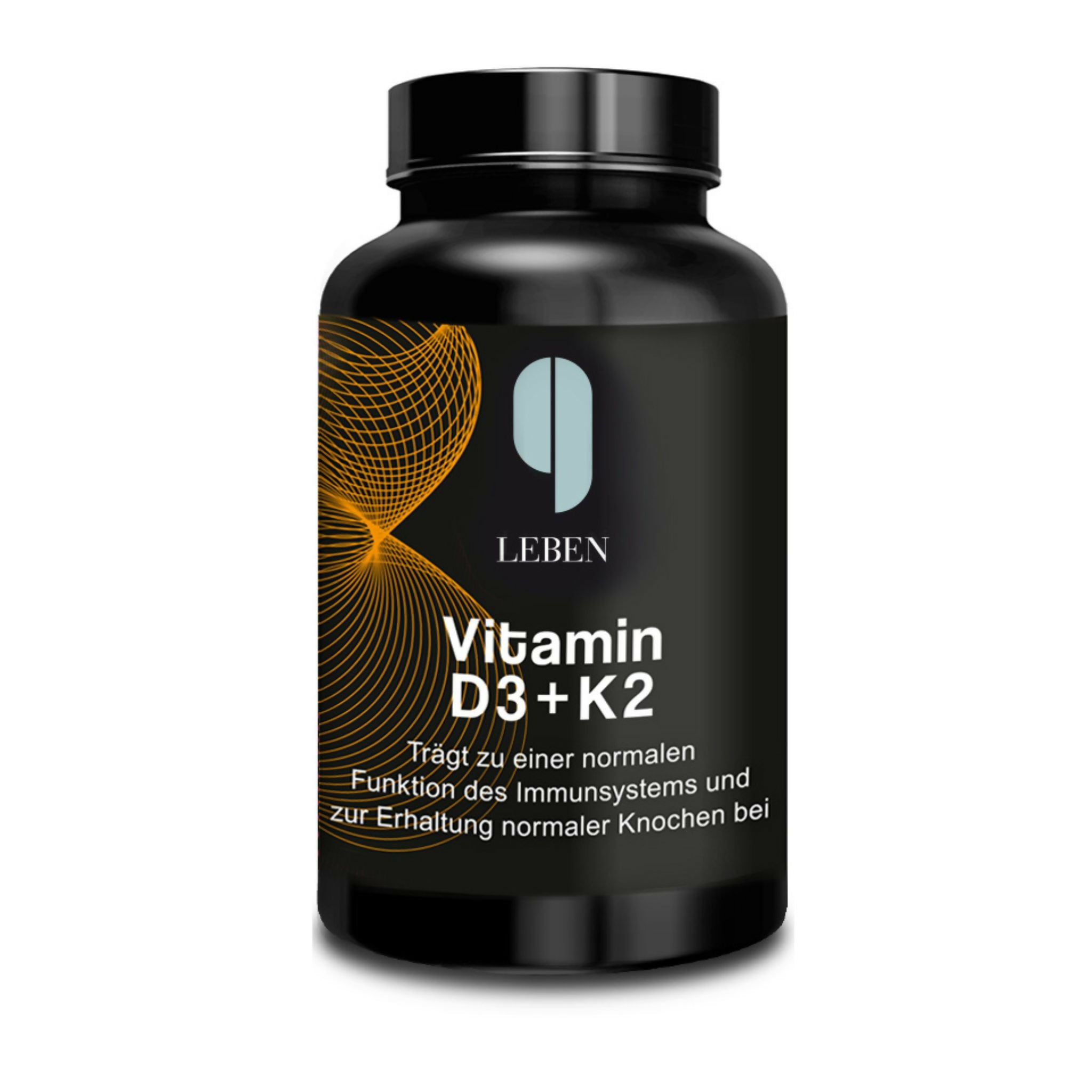 9 Leben Vitamin D3 + K2 180 Kapseln