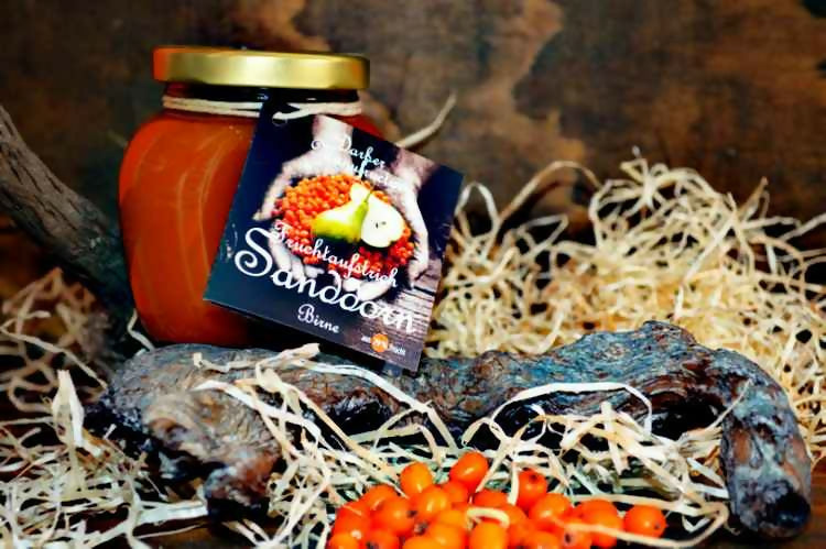 3x Fruchtaufstrich Sanddorn Birne 200g