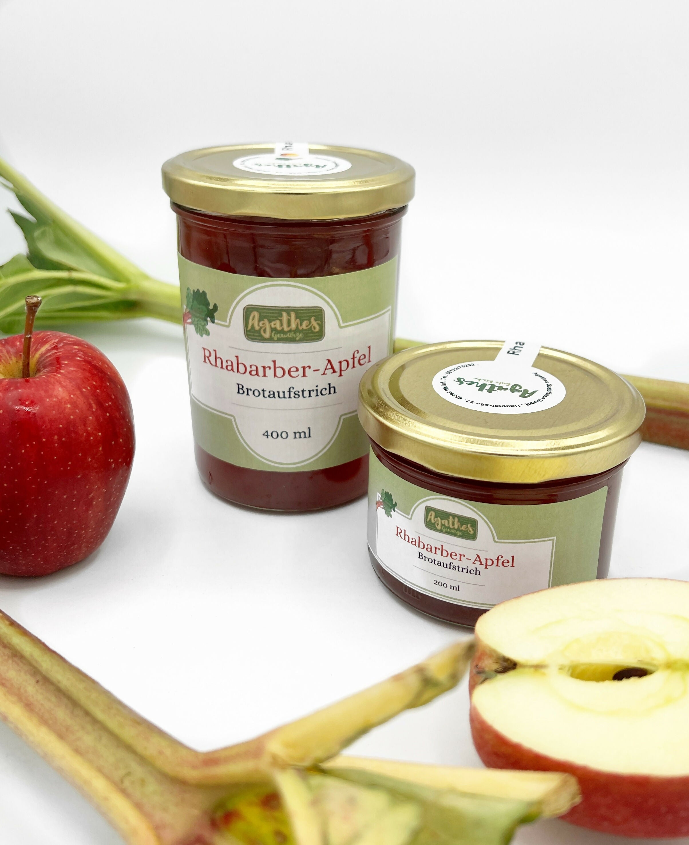 Agathes Rhabarber-Apfel Brotaufstrich