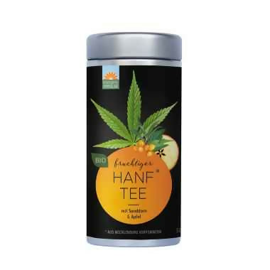 3x Teedose Fruchtiger Hanftee 50 g