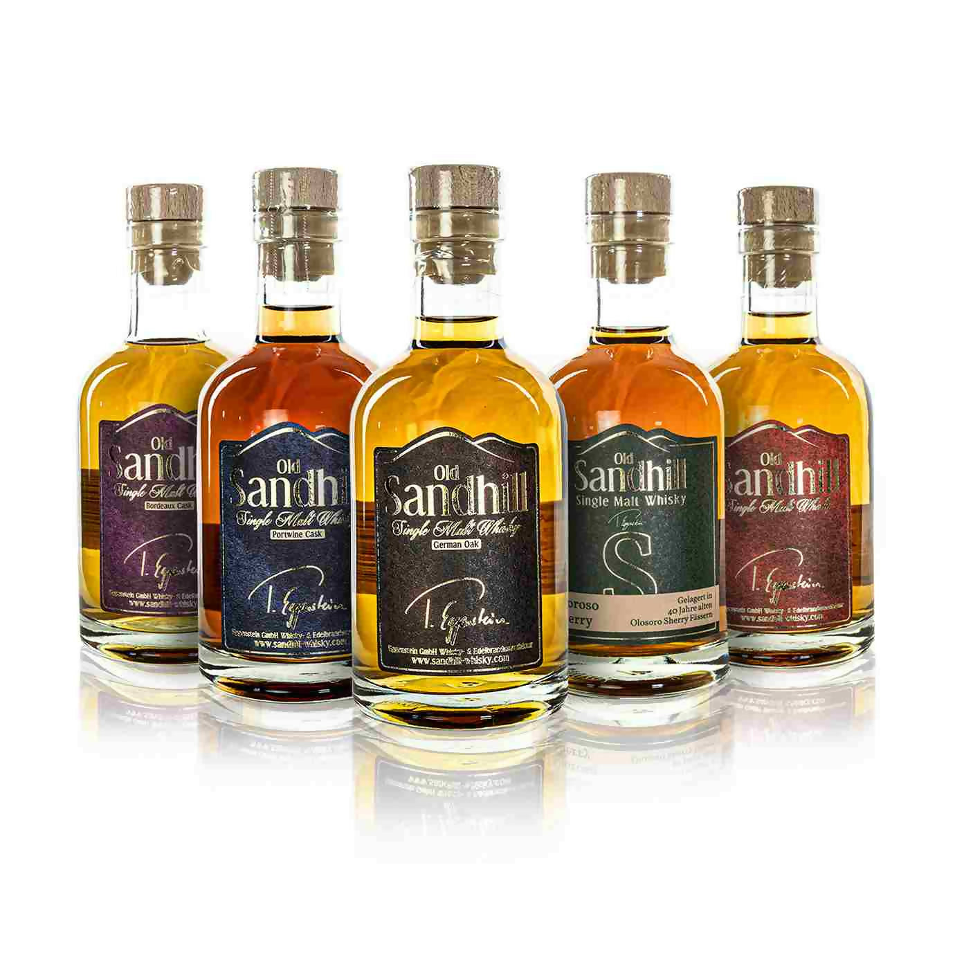 5er Old Sandhill Whisky Bündel 5x 200 ml