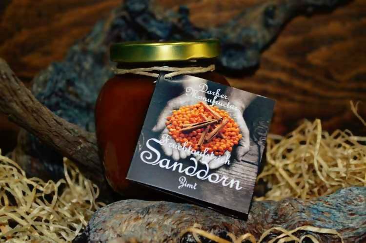 3x Fruchtaufstrich Sanddorn Zimt 225g