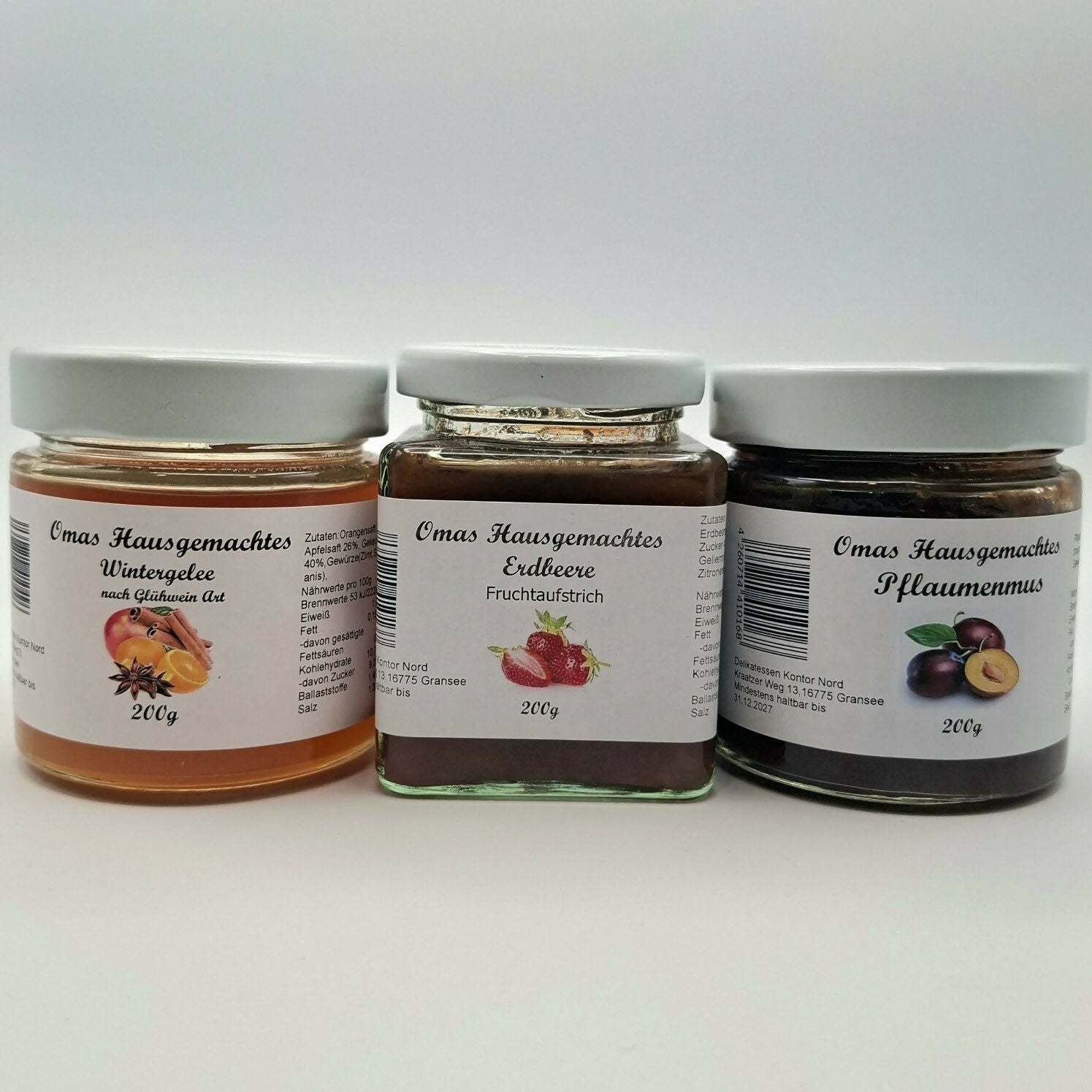 3x Omas Hausgemachtes - Aufstriche je 200g